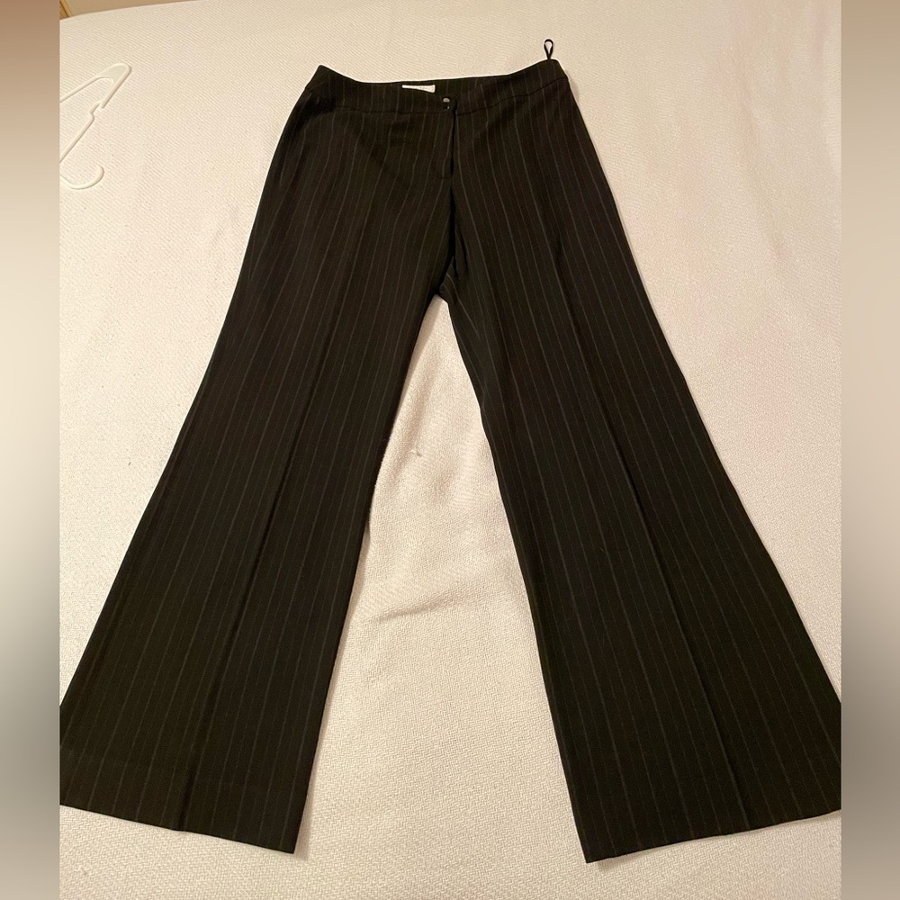 Jones New York, Size 12, Black Pin Stripe Trousers